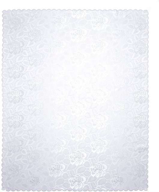 Jacquard-Tischdecke Jasmin von viva domo in Weiß, fleckenabweisend und waschbar - Bild 1