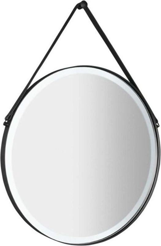 Sapho Wandspiegel Mirror Orbiter Rund mit LED-Beleuchtung, Durchmesser: 70 cm, Schwarz - Bild 1