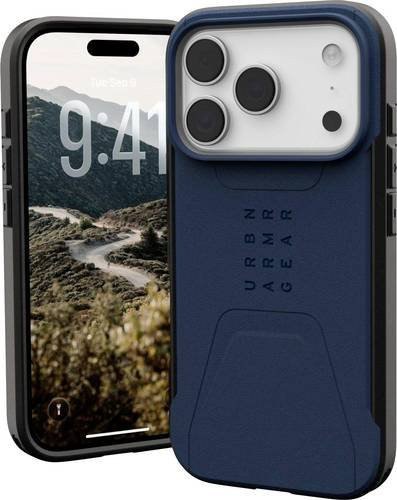 Urban Armor Gear MagSafe Hülle Civilian für Apple iPhone 17 Pro in Blau - Bild 1