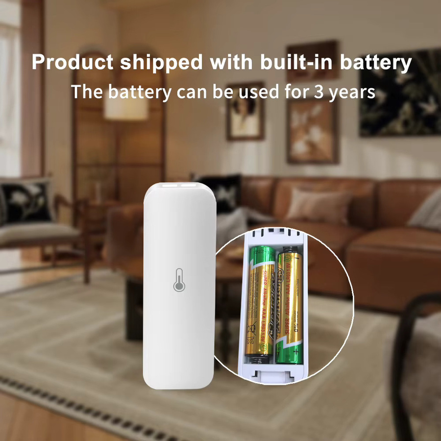 Lincukoo Smart Zigbee 3.0 Temperatur- und Feuchtigkeitssensor in Weiß für Smart Home Assistant mit Zigbee2MQTT und Ewelink Unterstützung - Bild 4