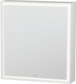 Duravit Spiegelschrank L-Cube mit LED in Weiß, B/T/H: 65 x 15,5 x 70 cm - Bild 1