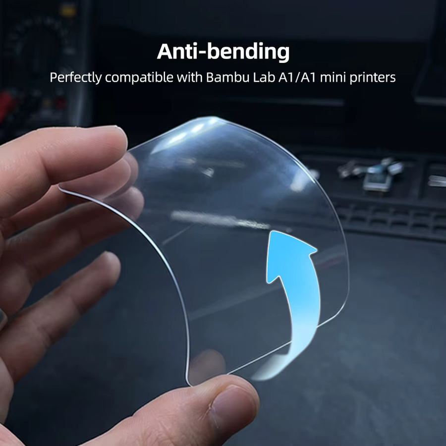 Bambu Lab Displayschutzfolie für 3D-Drucker A1, A1mini, P2S, P15, X1Series und HSeries, hochauflösend und kratzfest, transparent - Bild 6