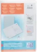 Oxford Angebotsmappe image basic Clip-Ordner aus Kunststoff A4 transparent - Bild 1