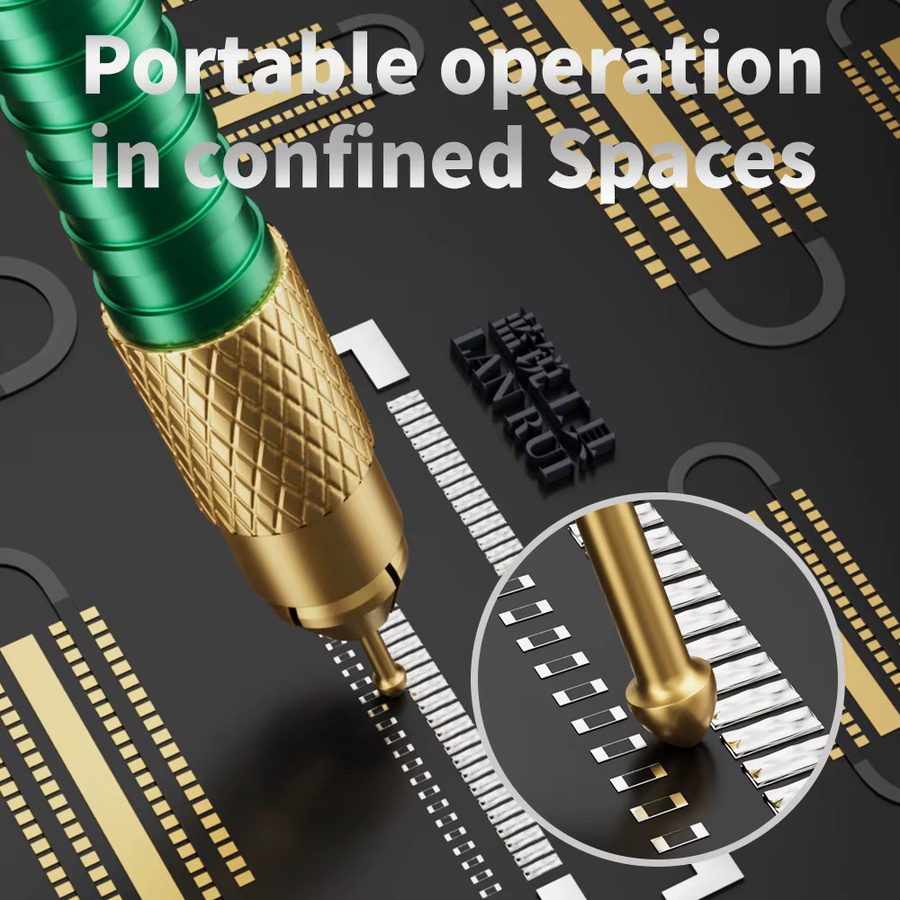 LANRUI M24 Lötstifte aus reinem Kupfer in Gold für die Reparatur von Mobiltelefonen und Motherboards - Bild 3