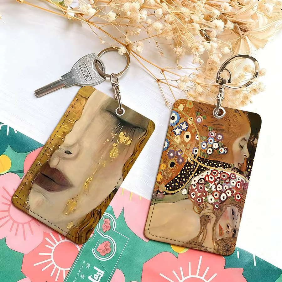 52TOYS Kartenhalter Leder, Der Kuss Gustav Klimt - Bild 2