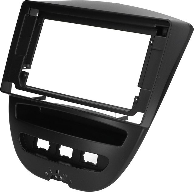 Neoglint Radio Blende für 10,1 Zoll Autoradio 2DIN ABS Audio Panel Ersatz für Citroen C1 2005-2010 Schwarz - Bild 1