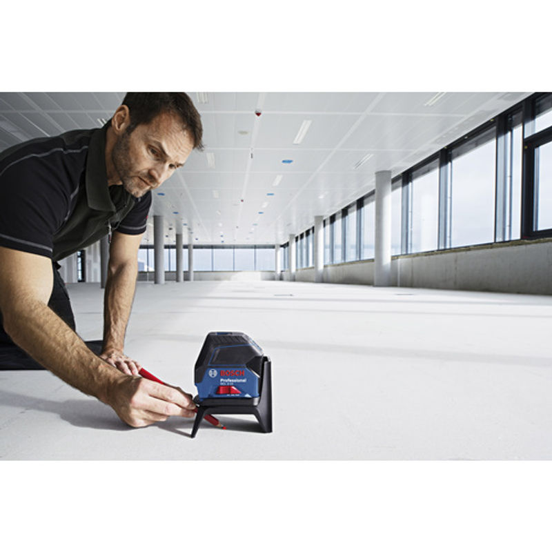 Bosch Professional GCL 2-15 selbstnivellierender Punkt- und Linienlaser in Schwarz/Blau - Bild 5