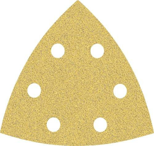 Bosch Expert Deltaschleifpapier C470 gelocht Körnung 60 Gelb B: 9,3 cm x B: 9,3 cm 5 Stück - Bild 1