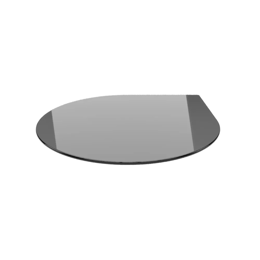 ECOfoxx Funkenschutzplatte Glasbodenplatte Tropfen T110 Schwarz - Bild 2