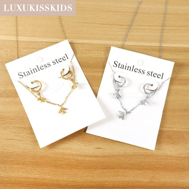 LUXUKISSKIDS Schmuckset, Edelstahl, Gold, Kinder - Bild 1