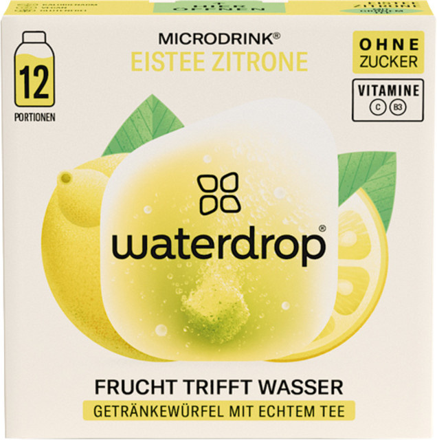 Waterdrop Microdrink Eistee Zitrone, Getränkepulver, 25g - Bild 1
