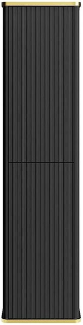 Badschrank Keliza von Vente-unique in Schwarz im Art-déco-Stil, Wandmontage, Breite: 35 cm, Höhe: 140 cm, Tiefe: 25 cm - Bild 1