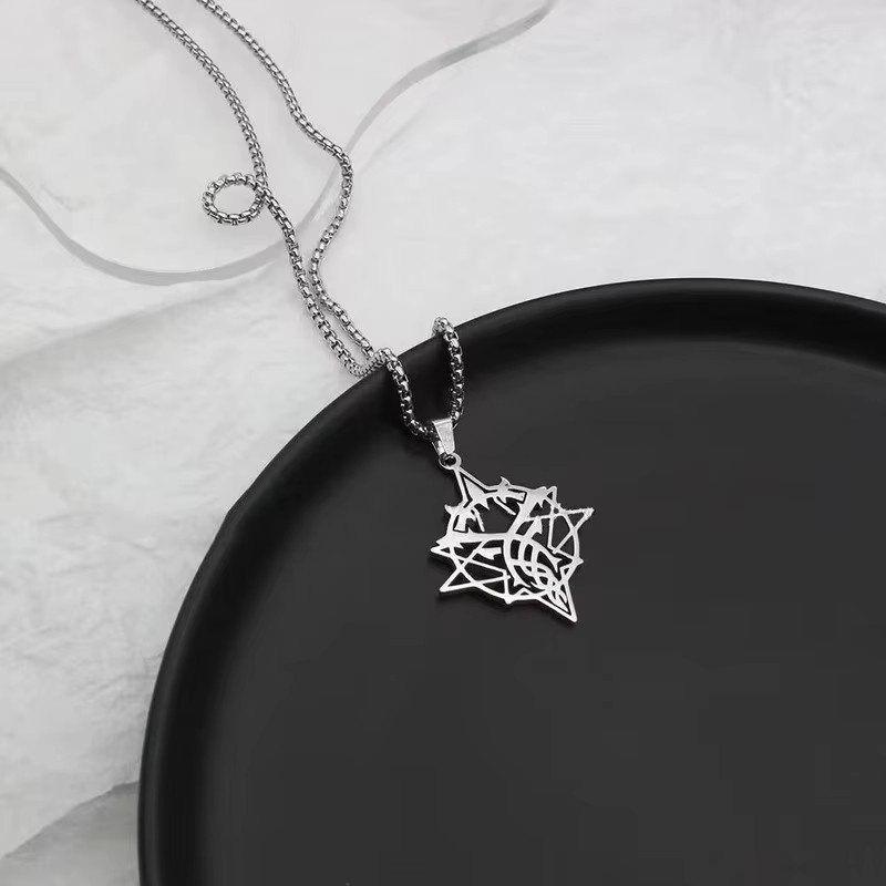 Bandai Halskette Edelstahl, Silber, Unisex - Bild 3
