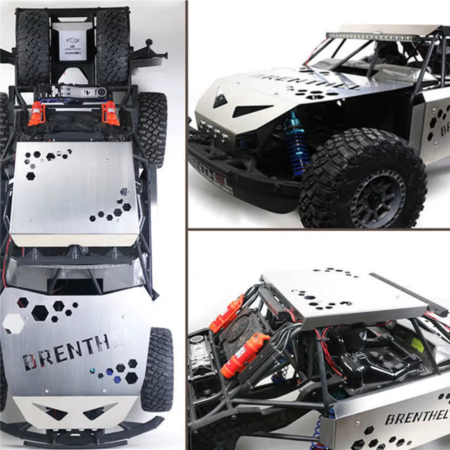 LICHIFIT Metall-Chassis-Panzerung Aufprallschutzplatte für 1/6 LOSI RC Crawler Upgrade-Teile - Bild 4