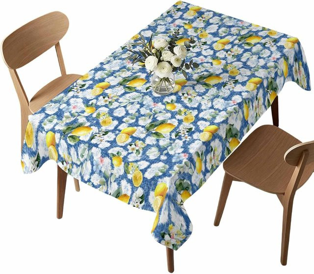 Wasserdichte rechteckige Tischdecke von JMG Household Supplies mit USA Flaggen-Design in Rot, Blau und Multicolour, B/T: 90 x 140 cm - Bild 1