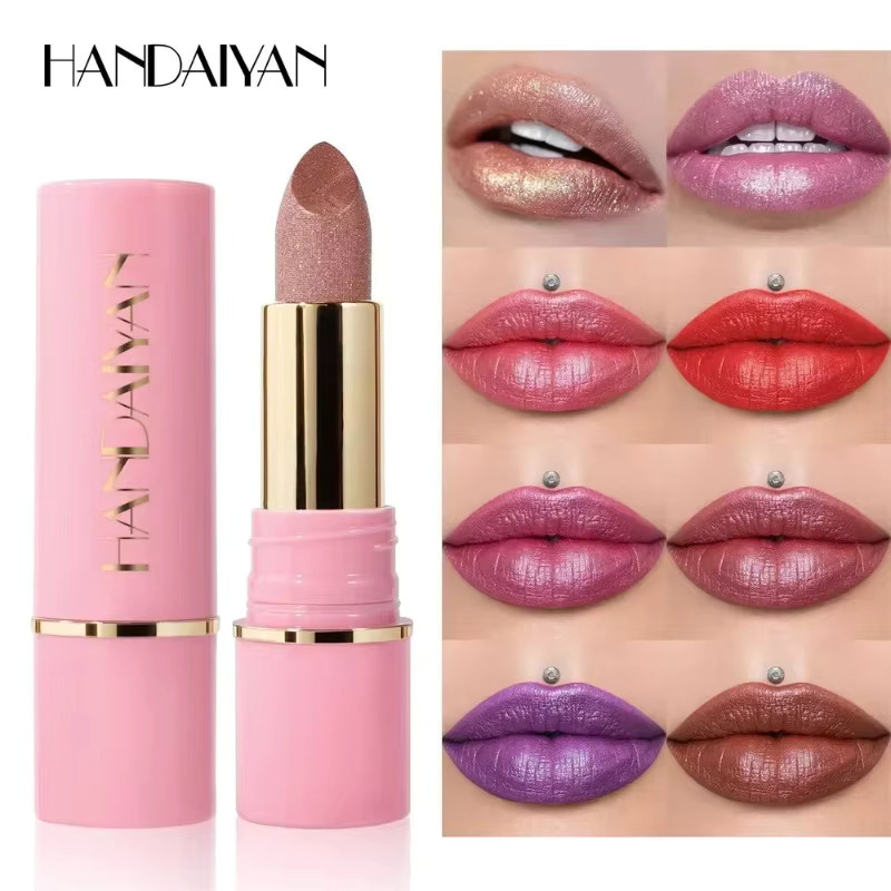Lippenstift, violett, metallisch, Glitzer, perlmuttartig - Bild 2