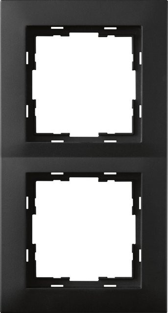 Elektromaterial Rahmen Finnja Schwarz Matt - Bild 1