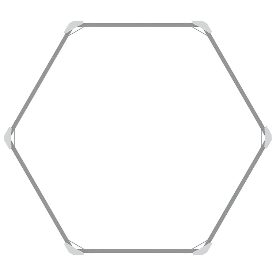 vidaXL Garten-Hochbeet aus verzinktem Stahl in Grau, B/T/H: 129 x 129 x 77 cm - Bild 3