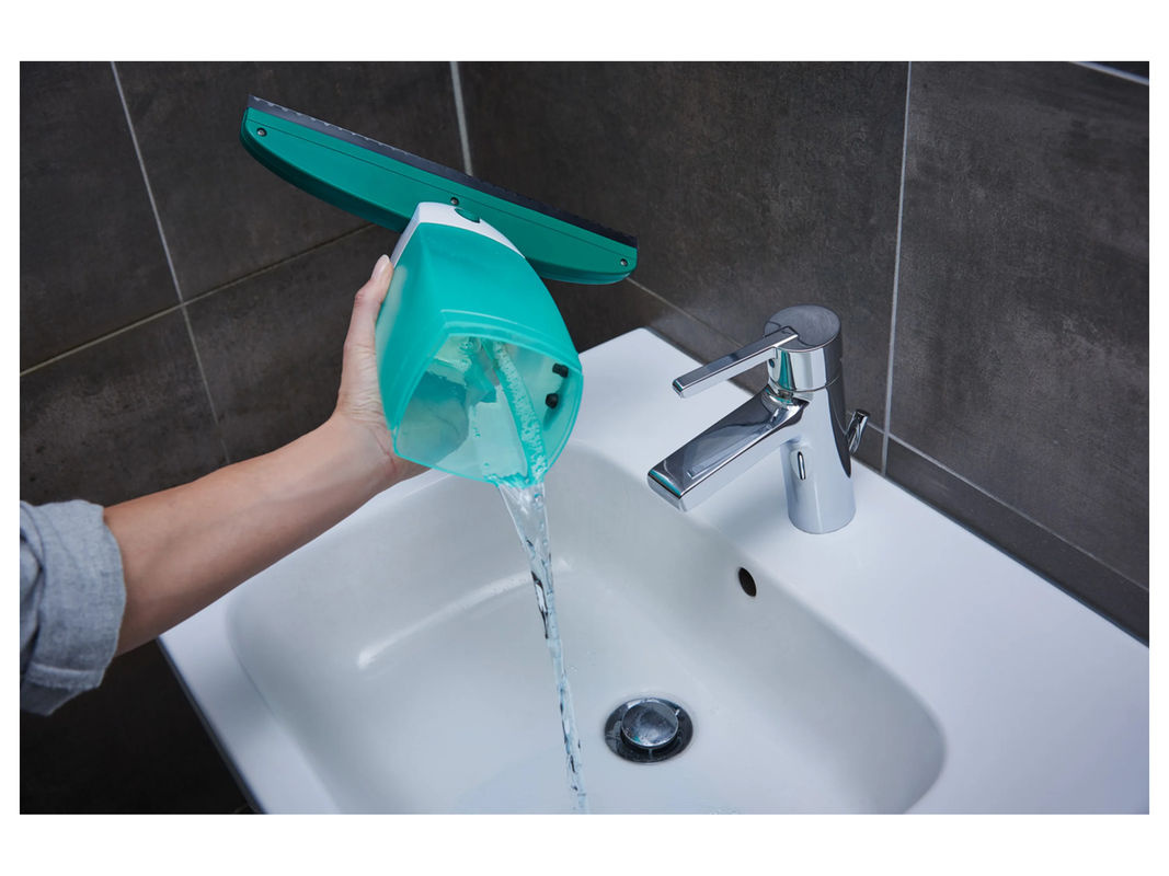 Leifheit Fenstersauger Dry & Clean Set mit Stiel in Weiß und Grün - Bild 4