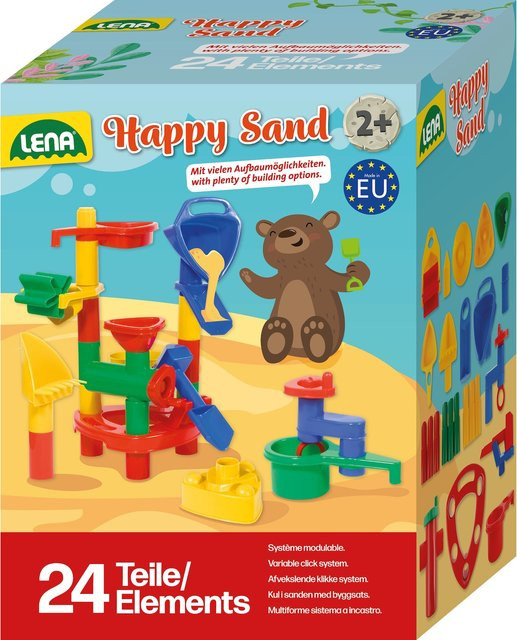 LENA Happy Sand, 24-teiliges Set, ab 2 Jahren - Bild 1