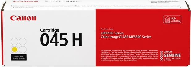 Canon Original Tonerpatrone 045H Gelb für ImageCLASS und i-SENSYS Drucker (1243C002) - Bild 2