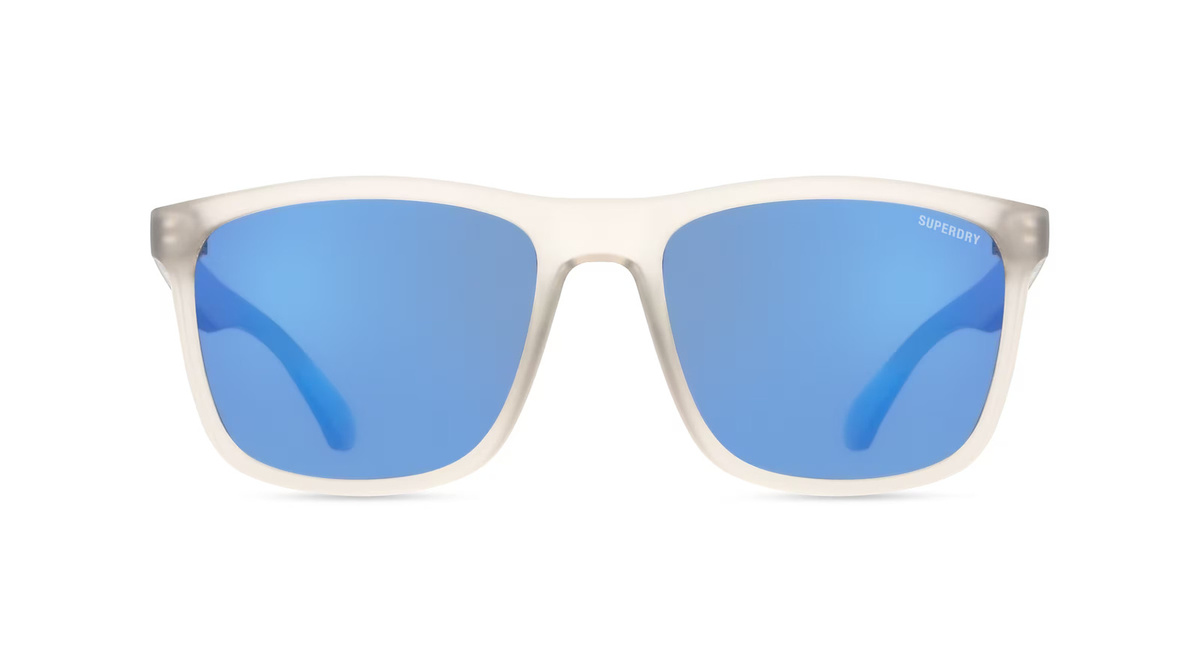 Superdry SDS 5015 Sonnenbrille, Vollrand, quadratisch, Kunststoff, Unisex, grau - Bild 1