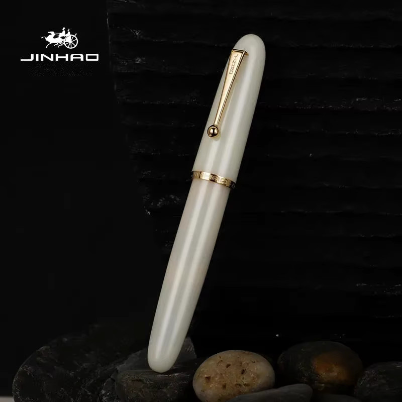 JINHAO 9019 Füllfederhalter aus Kunstharz in Topaz mit 8F/M-Feder und großem Konverter - Bild 2