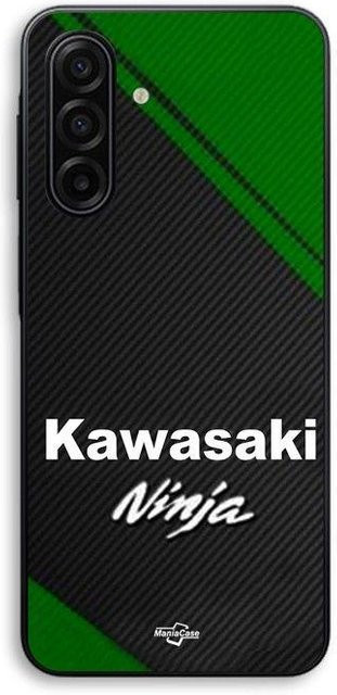 Samsung Galaxy A57 Maniacase Handyhülle mit Kawasaki Ninja Motorrad Logo in Schwarz - Bild 1