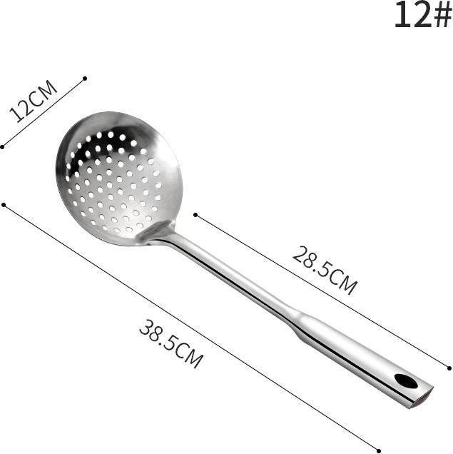 Yiran Furniture Nudelsieb aus Edelstahl mit langem Griff in Grau/Silber - Bild 1
