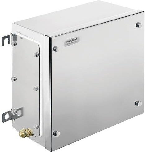 Weidmüller KTB FS 262615 S4E4 Wand-Gehäuse aus Edelstahl in Silber, B/T/H: 26,0 x 26,0 x 15,0 cm - Bild 1