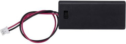 BBC micro:bit Batteriebox für 2x AAA Batterien in Schwarz, L x B x H: 59 x 25,7 x 15,3 mm - Bild 1