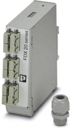 Phoenix Contact LWL-Spleißbox FOC-FDX20-PP-SCD6-MM in Grau - Bild 1