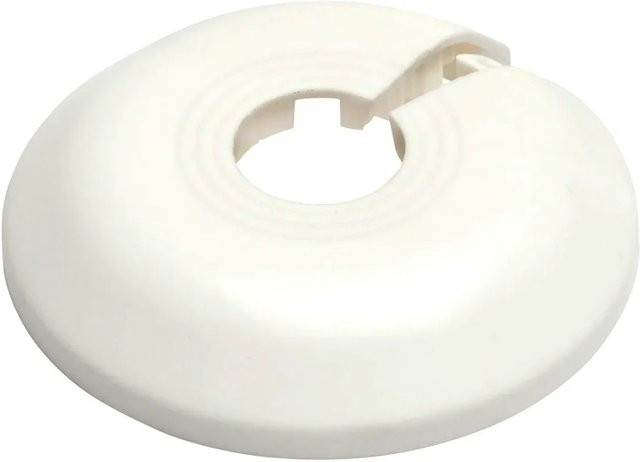 OBI Heizkörperrosette aus Kunststoff in Weiß, Durchmesser: 50 mm - Bild 1