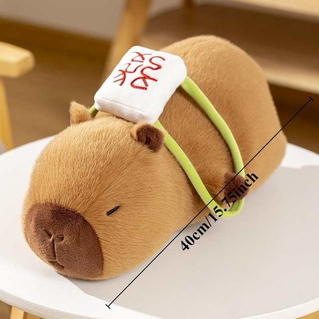 Linyi toy Capybara Plüschkissen, Stofftier, ab 14 Jahren - Bild 1