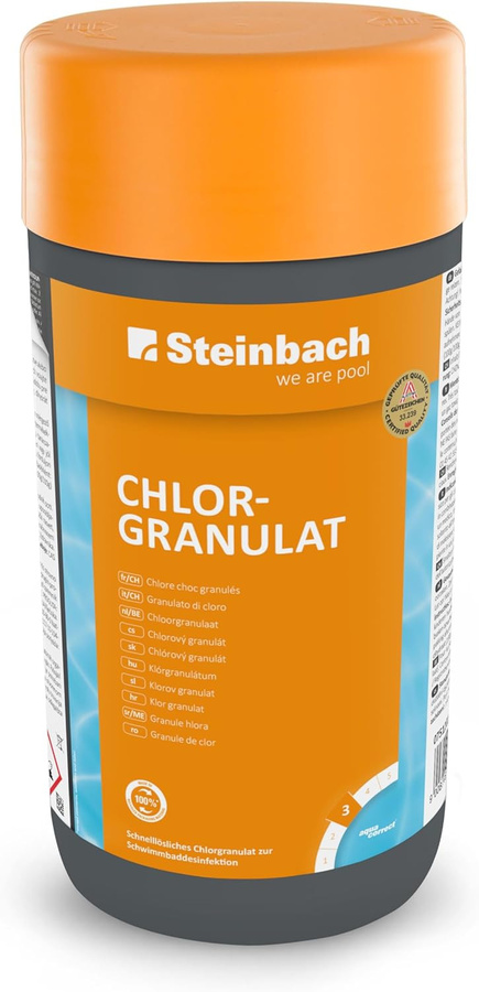 Steinbach Chlorgranulat zur effektiven Wasserdesinfektion für deinen Pool - Bild 1