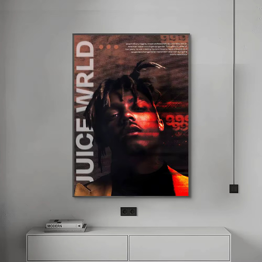 Singer J-Juice Wrld Kunstaufkleber wasserdicht und selbstklebend für deine Heimdekoration - Bild 7