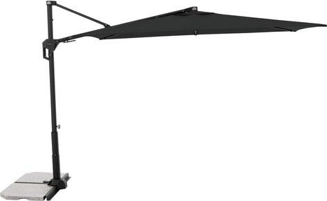 Doppler Ampelschirm Anthrazit mit Kurbelmechanik B/T: 245 x 135 cm - Bild 1
