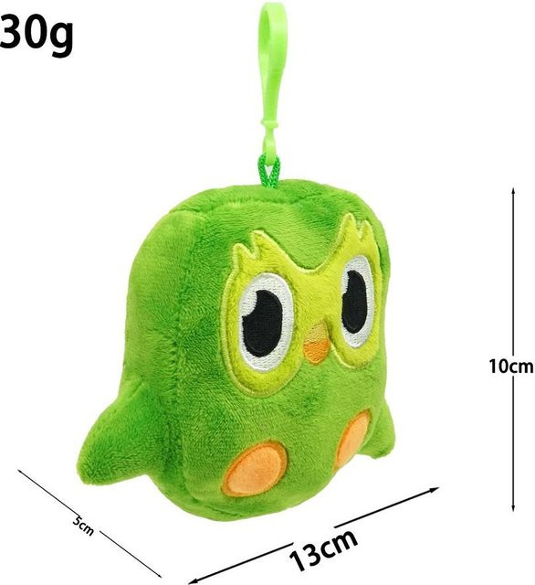 Green Duo Eule, Plüschtier, 10cm, Grün, ab 14 Jahren - Bild 1