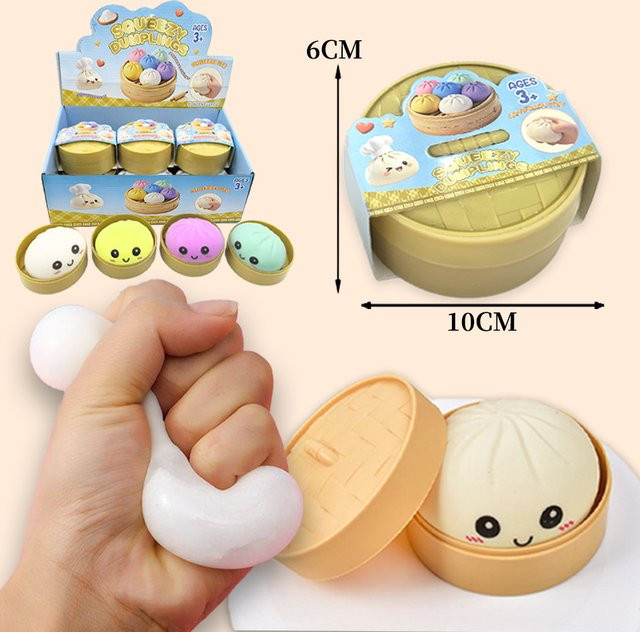 Bandai Bunte Simulierte Knödel-Squishies, multicolor, white - Bild 1
