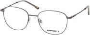 HUMPHREY'S 582390 Brille, Rund, Vollrand, Unisex, grau, silber - Bild 1
