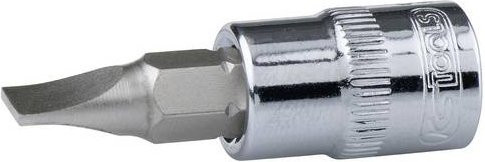 KS Tools CHROMEplus Bit-Stecknuss Schlitz 5,5 mm, 1/4 Zoll, Silber - Bild 1