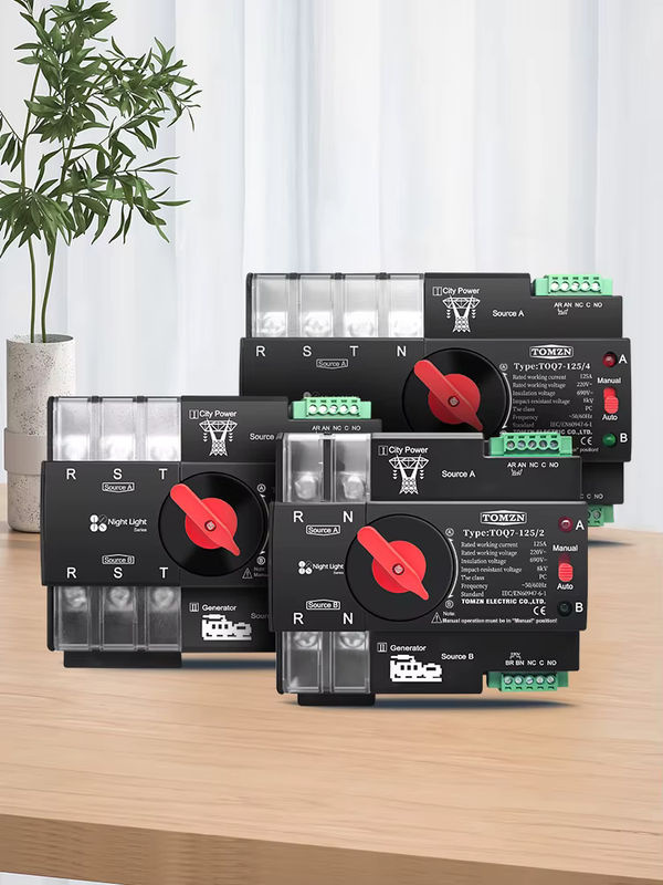 TOMZN ATS Dual Power Automatischer Transferschalter für Din-Schiene 2P 3P 4P 230V bis 125A - Bild 7