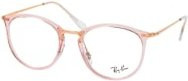 Ray-Ban RX 7140 Korrektionsbrille, Vollrand, Rund, Pink, Damen - Bild 1