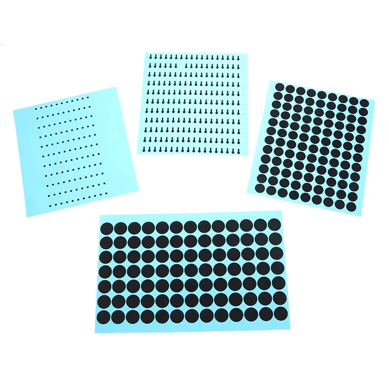 JETTING Tastatur-Reparaturset mit schwarzen leitfähigen Gummipads für IR-Fernbedienungen, Durchmesser: 1,5 mm, 2 mm, 3,5 mm, 7 mm, 8 mm, 9 mm - Bild 2