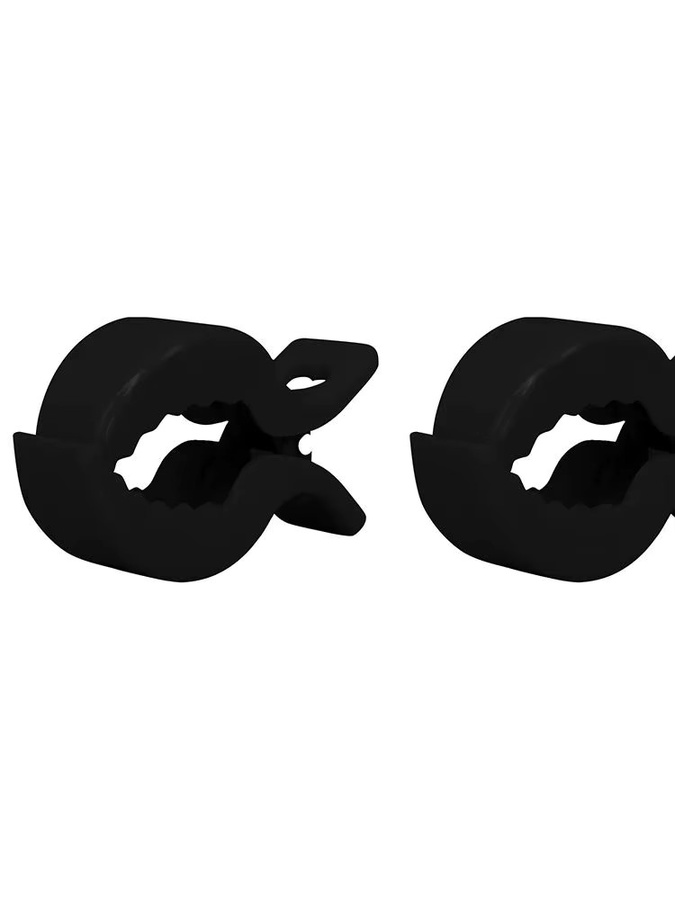2er-Pack Baby-Kinderwagen-Decken-Clips aus Kunststoff in Schwarz als Universal-Klammern für Kinderwagen und Tragehilfen - Bild 5