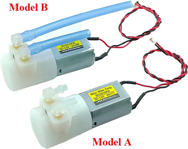 SKOOCOM SC2201RPM Mini 130 Schlauchpumpe DC Mikro selbstansaugende Wasserpumpe in Weiß - Bild 1