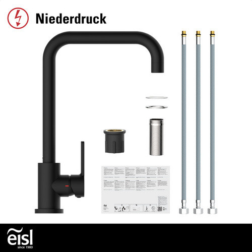 Eisl Spültischarmatur FUTURA Niederdruck in Schwarz Matt - Bild 3