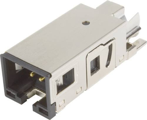 Harting Stifteinsatz 09455459010 für 10 Crimpen aus Messing in Silber - Bild 1
