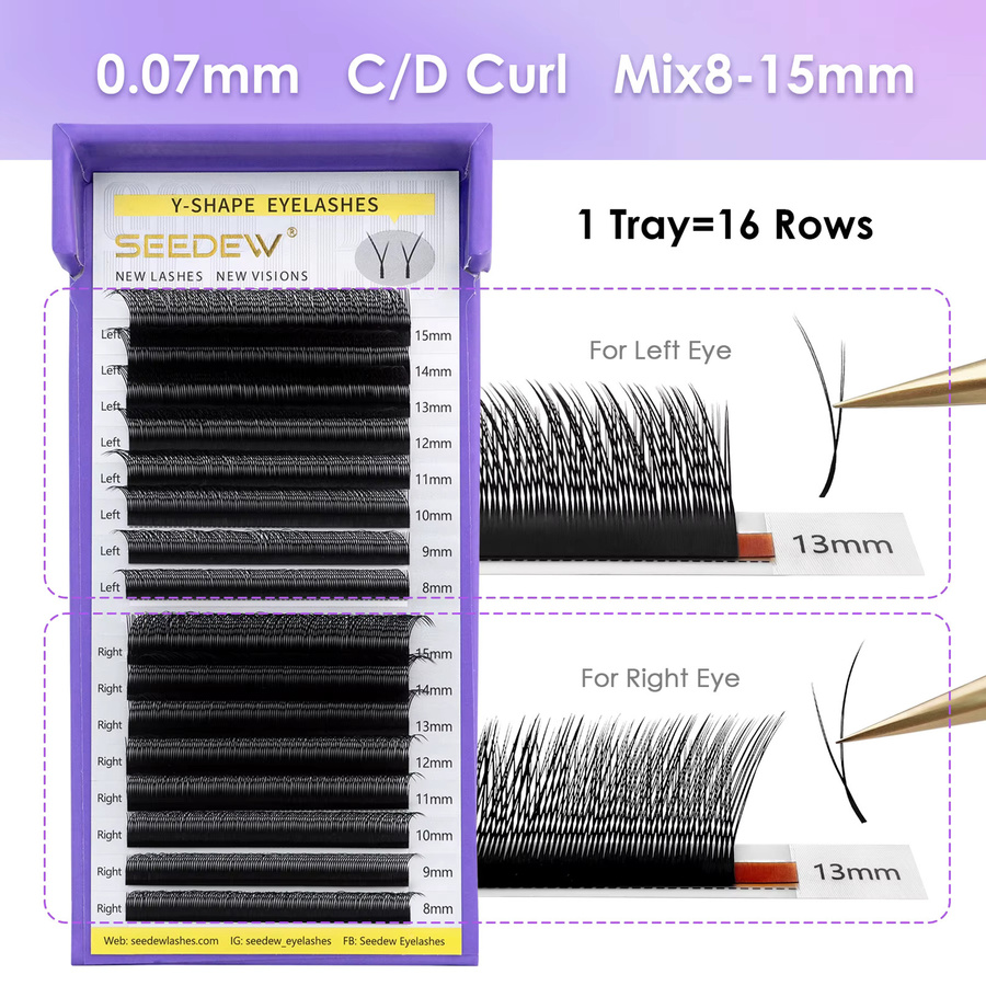 SEEDEW Fox Series Falsche Wimpern, Natürliche weiche Wimpern - Bild 4
