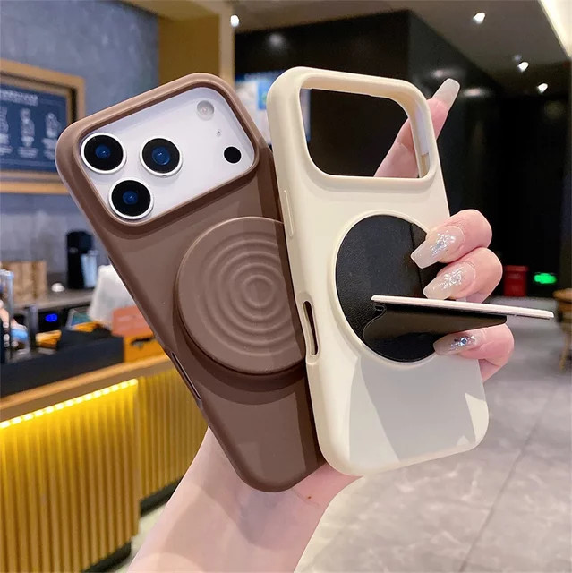 Stoßfeste Silikon Handyhülle mit mattem Water Ripple Design für iPhone 17 Air, 16, 15, 14 Pro Max und 13 in Schwarz - Bild 1